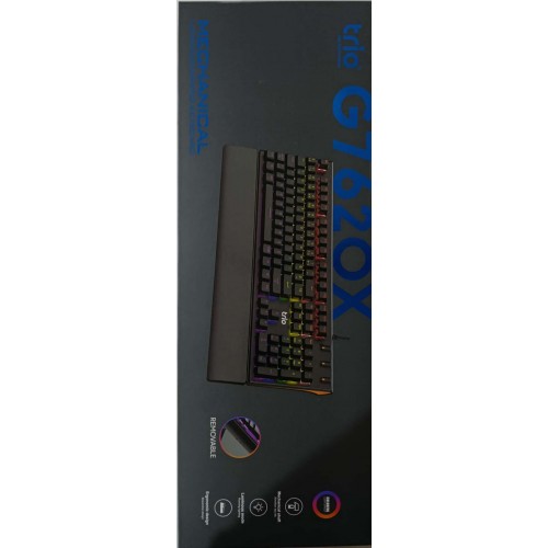 TRİO TRG7620X MEKANİK BLUE SWİTCH BİLEKLİKLİ OYUNCU KLAVYESİ 
